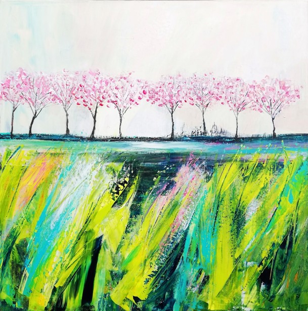 'Spring Blossoms' by artist Anne Butler